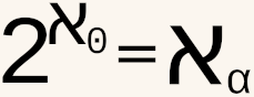 2^aleph-0 = aleph sub alpha