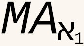 MA-aleph-1